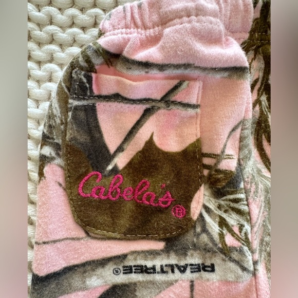 Cabelas girls pink camouflage leggings 3 months - Picture 3 of 4